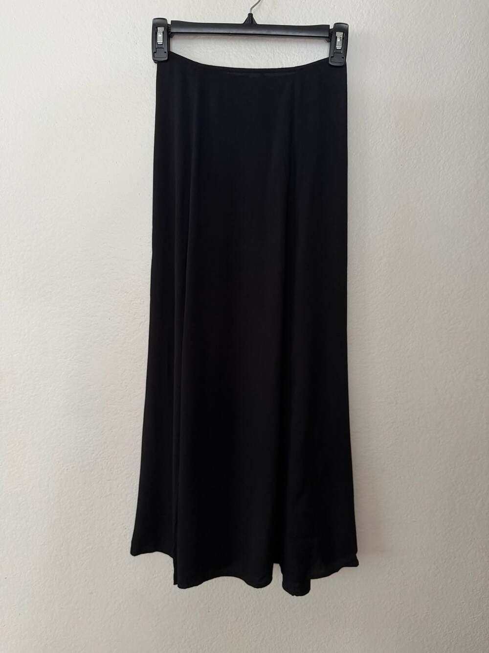 Reformation Black High Slit Maxi Skirt Size 2